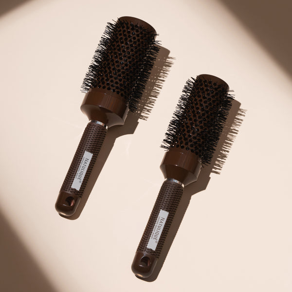 NATULIQUE Professional Ceramic Round Brushes for effortless styling and volume.