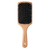 NATULIQUE Professional Paddle Brush with wooden handle and bristles for easy styling and detangling hair.
