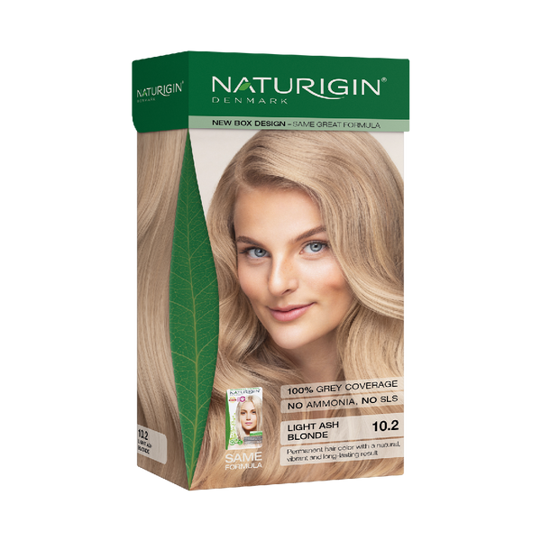NATURIGIN LIGHTEST ASH BLONDE 10.2| AMMONIA-FREE NATURAL HAIR COLOUR