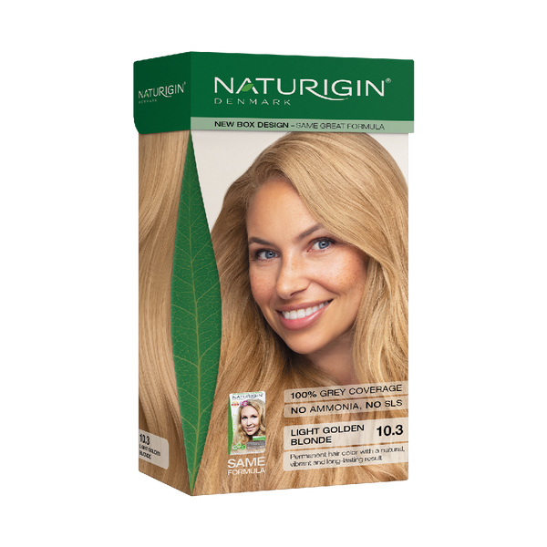 NATURIGIN BEIGE GOLDEN BLONDE 10.3| AMMONIA-FREE NATURAL HAIR COLOUR