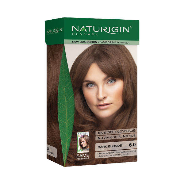 NATURIGIN DARK GOLDEN COPPER BLONDE 6.0| AMMONIA-FREE NATURAL HAIR COLOUR