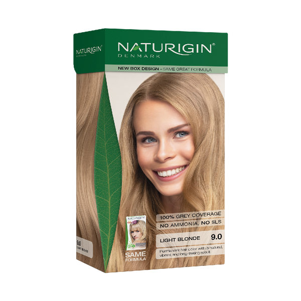NATURIGIN VERY LIGHT NATURAL BLONDE 9.0| AMMONIA-FREE NATURAL HAIR COLOUR
