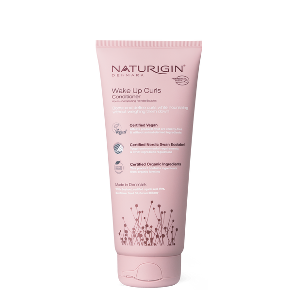 NATURIGIN Wake Up Curls Conditioner tube - hydrating formula for soft, defined curls with organic ingredients.