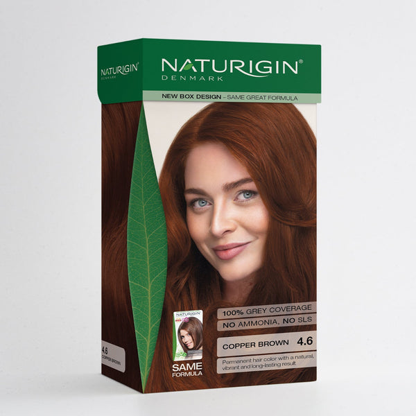 NATURIGIN COPPER BROWN 4.6| AMMONIA-FREE NATURAL HAIR COLOUR