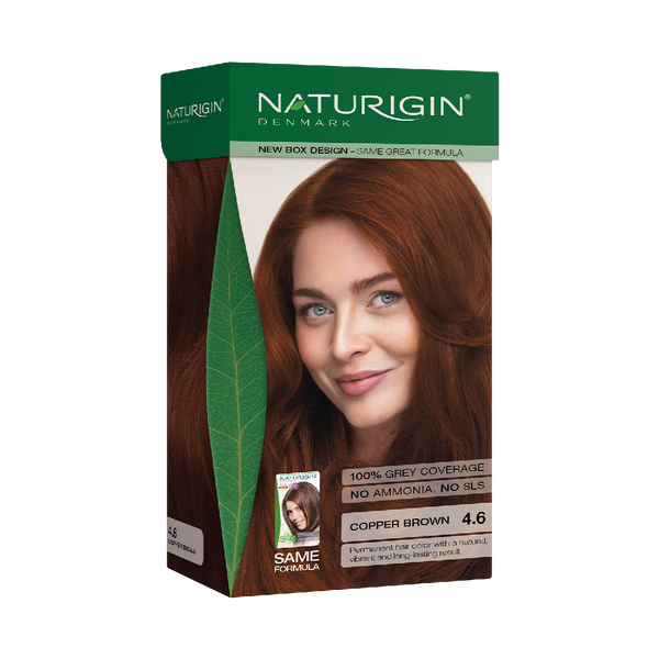 NATURIGIN COPPER BROWN 4.6| AMMONIA-FREE NATURAL HAIR COLOUR