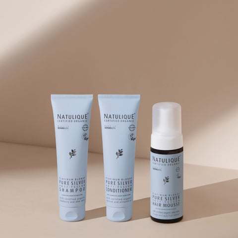 NATULIQUE ORGANIC PURE SILVER HAIR MOUSSE