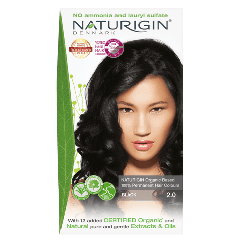 BLACK 2.0 HAIR COLOUR - Hair Colour by NATURIGIN - Ultra Green Life