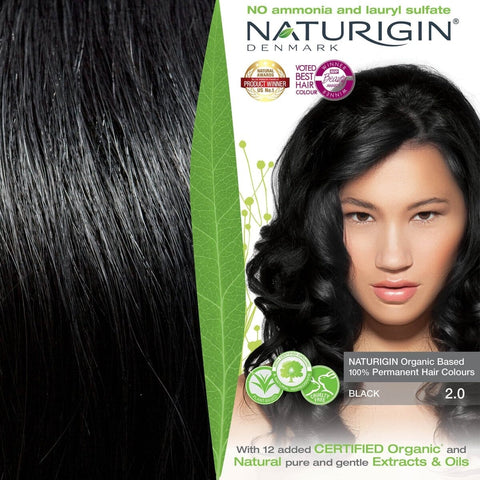 BLACK 2.0 HAIR COLOUR - Hair Colour by NATURIGIN - Ultra Green Life