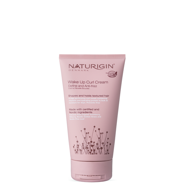 NATURIGIN Define and Anti-Frizz Wake Up Curl Cream tube for hydrated, defined curls without frizz.